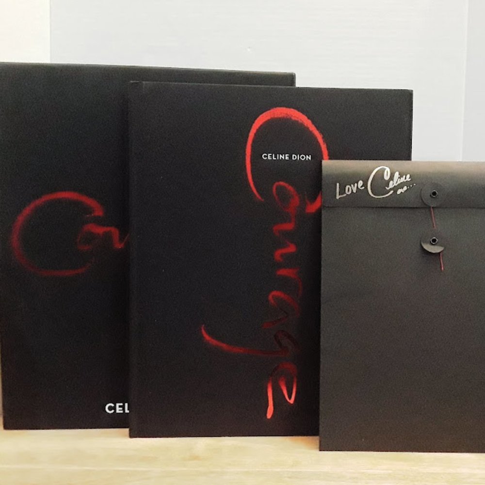 Celine Dion Courage VIP Tour Items (Incomplete Tour Box)
